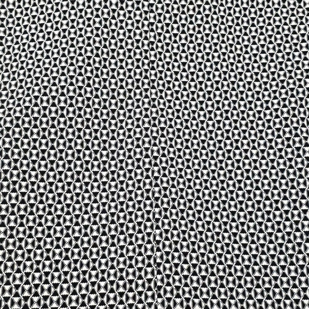 LIVIANA CONTI Women's Black White Geometric Print Coat Sz 44 Large US 6 Designer - Picture 2 of 11